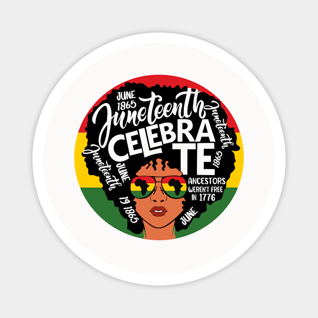 juneteenth 1865 Magnet by first12